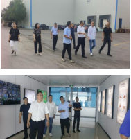 河南安蘭莘星生物科技有限公司一行到健達考察