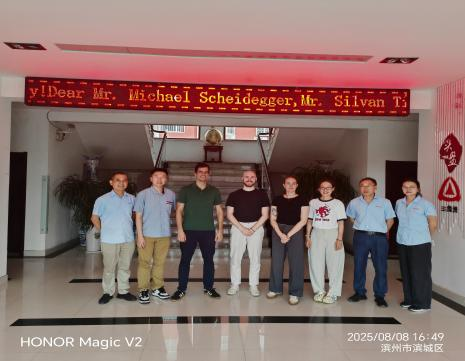 德國客戶來訪健達(dá)公司